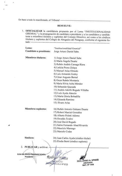 Colegio De Abogados Del Paraguay On Twitter El Tribunal Electoral