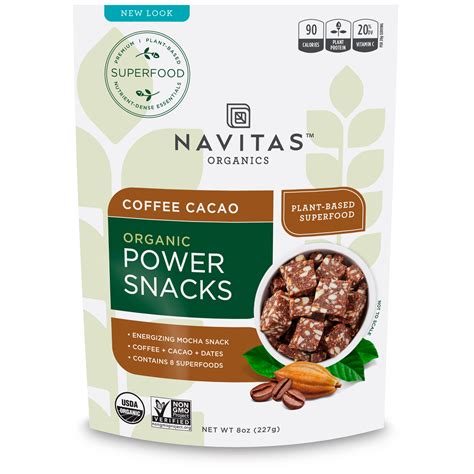 Navitas Organics Organic Power Snacks Coffee Cacao Oz G Iherb