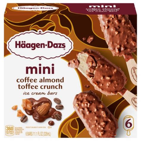 Haagen Dazs Coffee Almond Crunch Mini Ice Cream Bars Ct Frys