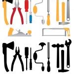 Sixteen Different Types Wrenches Stock Vector Image By Zzelimir