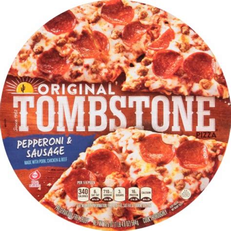 Tombstone® Original Pepperoni And Sausage Frozen Pizza 206 Oz Kroger