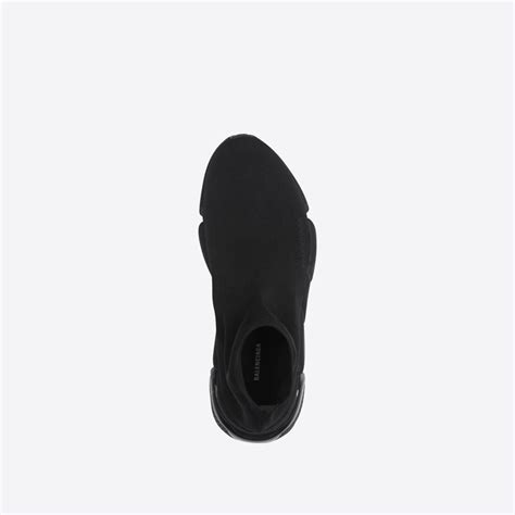 Gi Y Balenciaga Speed Clear Sole Black W Dbl Luxity