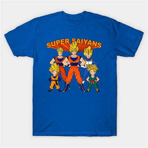 Super Saiyans Dragonball Z T Shirt Teepublic T Shirt Shirts