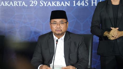 Ada Perbedaan Awal Ramadan Menteri Agama Minta Saling Menghormati