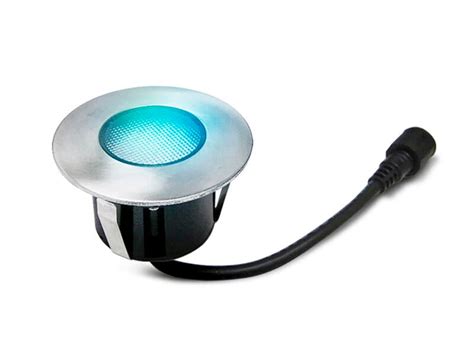 Easy Connect Spot Led Encastrable Extérieur Gu10 1w 7 5cm Bleu Hubo