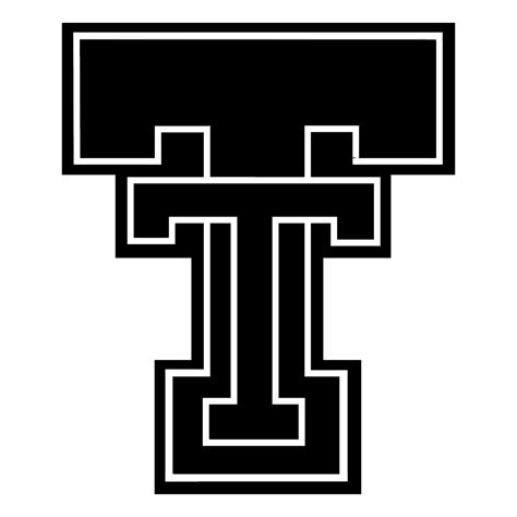 Texas Tech Red Raiders Logo Black And White 1 Brands Logos