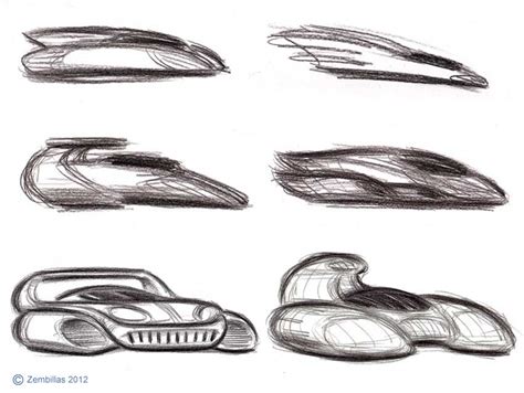 Future Car Drawing