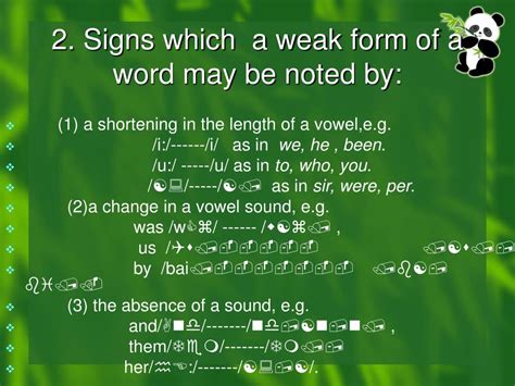 Ppt Unit 10 Strong Forms And Weak Forms Powerpoint Presentation Id