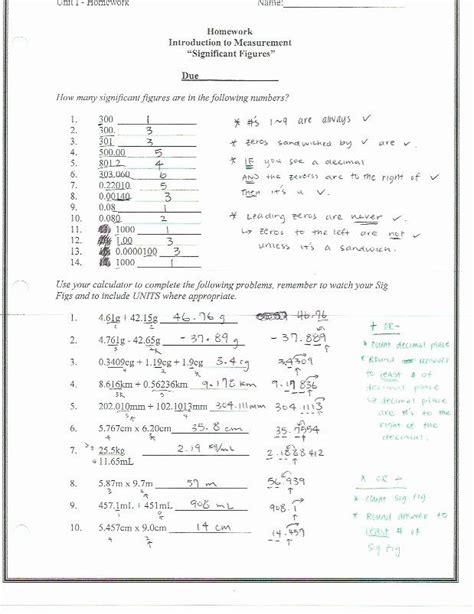 Accuracy And Precision Practice Worksheets With Answers