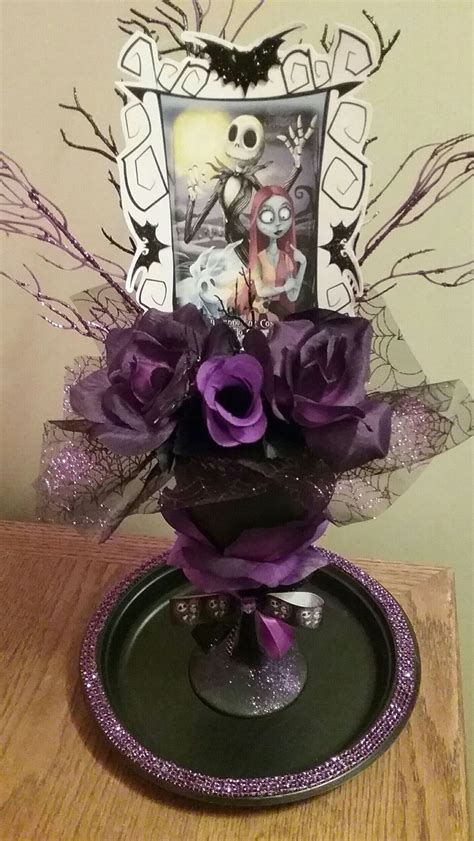 Stylish Diy Halloween Wedding Centerpieces Ideas Nightmare Before