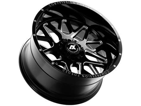 Axe Offroad Milled Gloss Black Ax5 Wheels Rugged Ridge