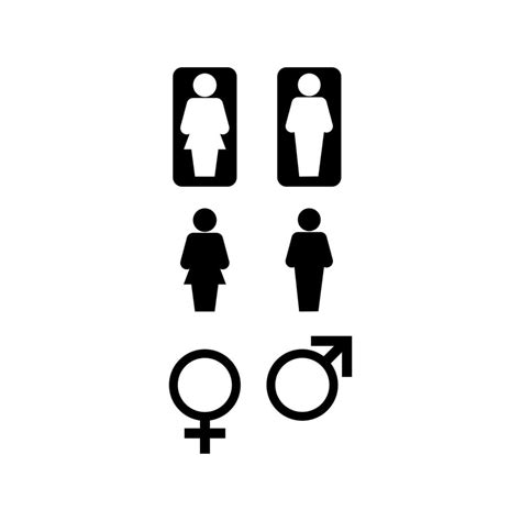 sign male female for logo or icon 21844864 Vector Art at Vecteezy