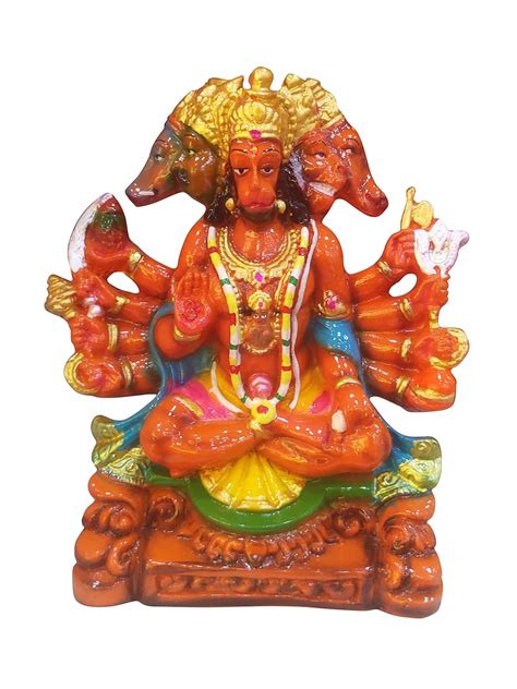 Buy Vinayakmoorti Home Entrance Type Panchmukhi Hanuman Murti Marble