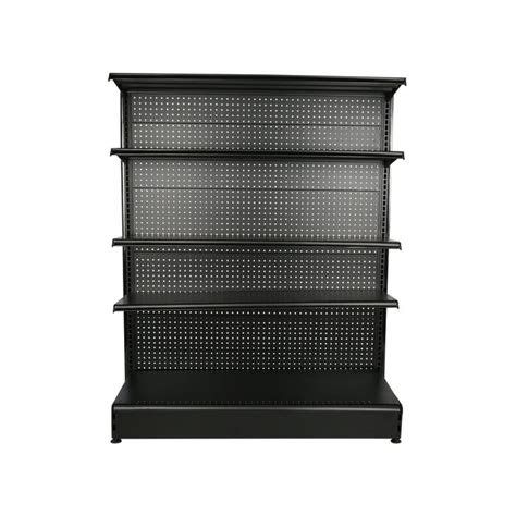 Gondola Wall Shelving Displays-Matte Black | Specialty Store Services ...