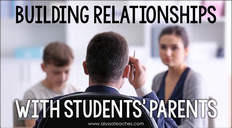 How To Build Parent Teacher Relationships Alyssa Teaches