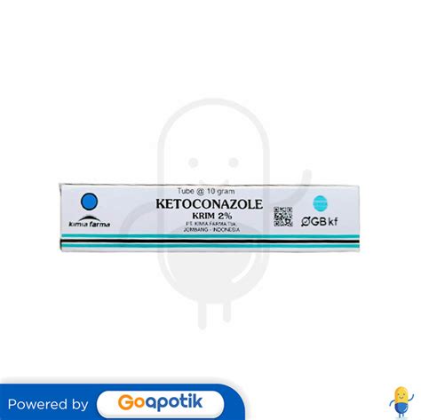 KETOCONAZOLE KIMIA FARMA 2 KRIM 10 GRAM Kegunaan Efek Samping