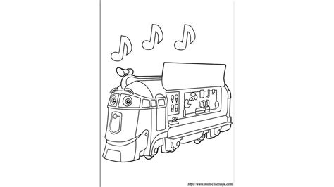 Dibujo Para Colorear De Tren