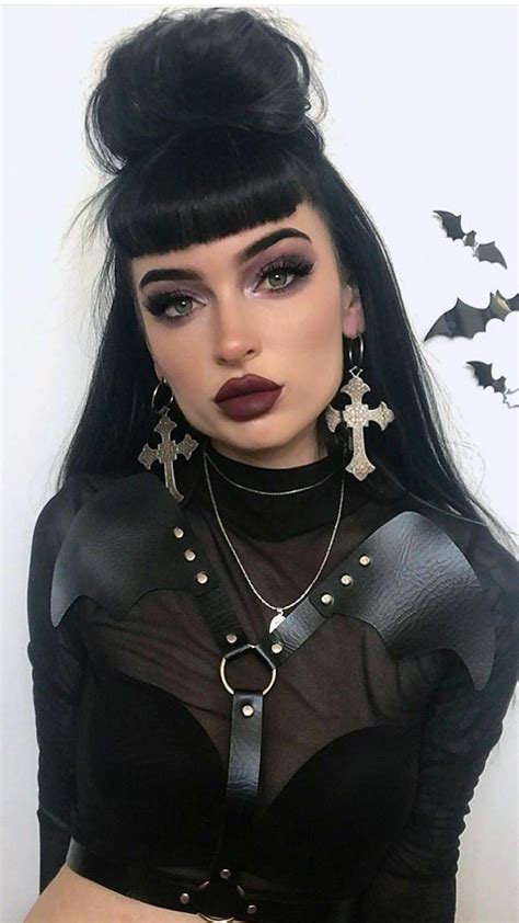 Pin On Dark Gothic Beauty Goth Hair Gothic Hairstyles Long Hair Styles