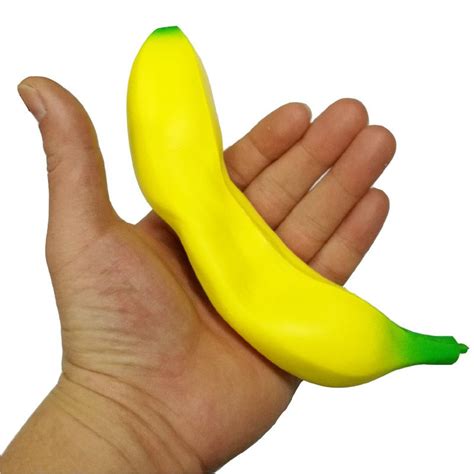 Banana Squishy 18cm Imitation Fruit Slow Rebound Anti Anxiety Slow