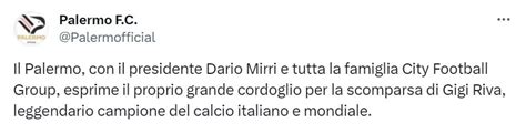 Addio A Gigi Riva Il Mondo Del Calcio In Lutto Le Reazioni Social