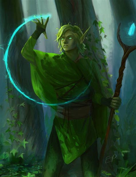 Artstation Eladrin Wizard Commission Erin Petersen Fantasy Artwork