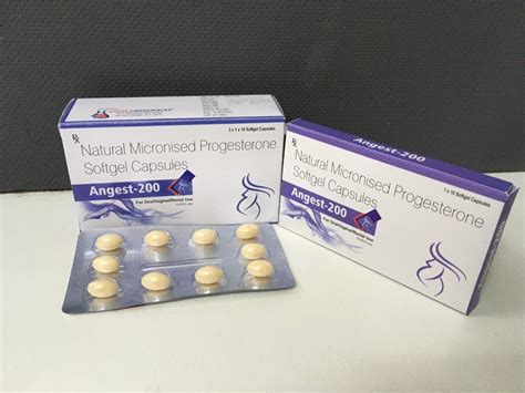 Natural Micronised Progesterone 200 Mg Softgel Capsule Packaging Type