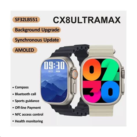 Cx Ultra Max Amoled Smart Watch Unique Gadget Bd