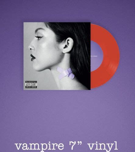 Olivia Rodrigo Vampire 7" Exclusive Vinyl Preorder - International ...