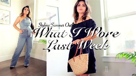 What I Wore In A Week 2023 Summer Casual Outfits YouTube