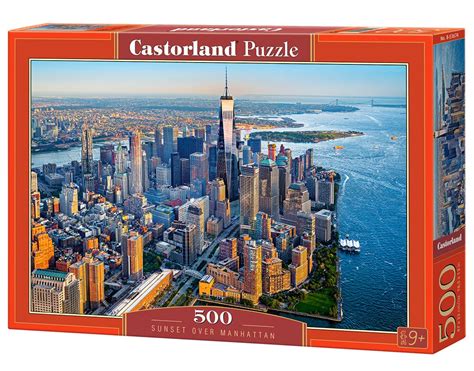 500 Piece Jigsaw Puzzle Sunset Over Manhattan New York NYC