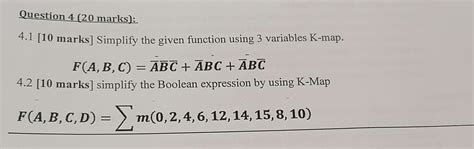 Solved Question Marks Marks Simplify The Chegg