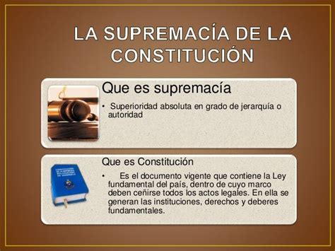 Supremacia De La Constitucion