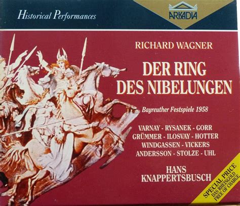 Der Ring Des Nibelungen Bayreuth 1958 Amazon Ca Music