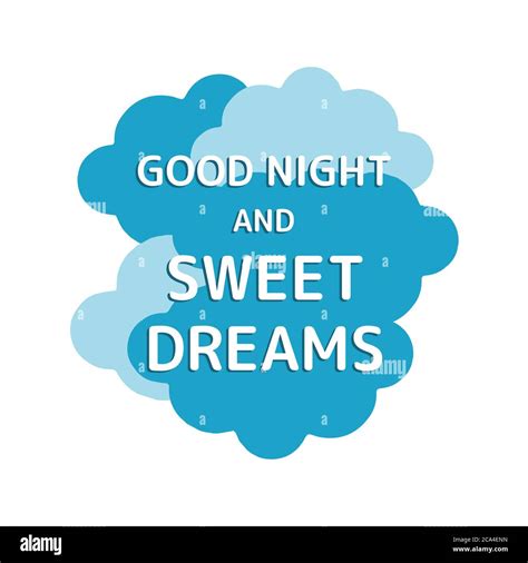 Calligraphy Good Night And Sweet Dreams Lettering Vector Isolated On