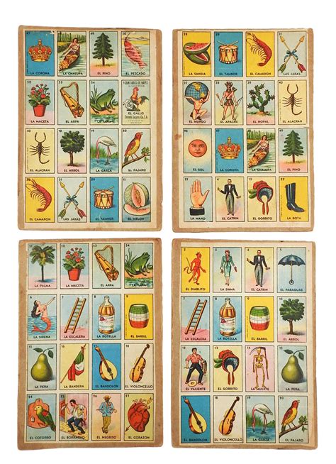 Free Printable Loteria Mexicana Cartas Printable Templates