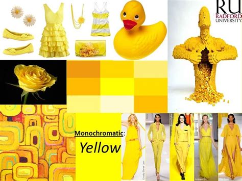 Monochromatic Yellow Monochromatic Art Yellow