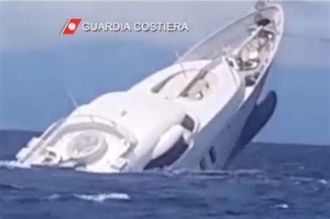 Super yacht My Saga sinks off Italian coast