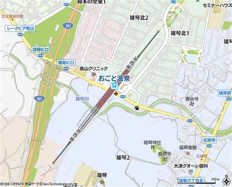 雄琴駅（大津市バス停）の住所・地図｜マピオン電話帳