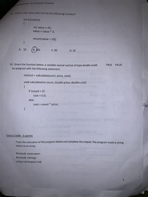 Solved Cse Introduction To Computer Science What Chegg