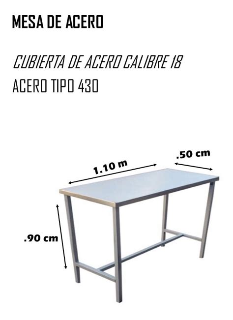 Mesa De Acero Inoxidable Trabajo Restaurante Cocina Bar 2 100 00 En Mercado Libre