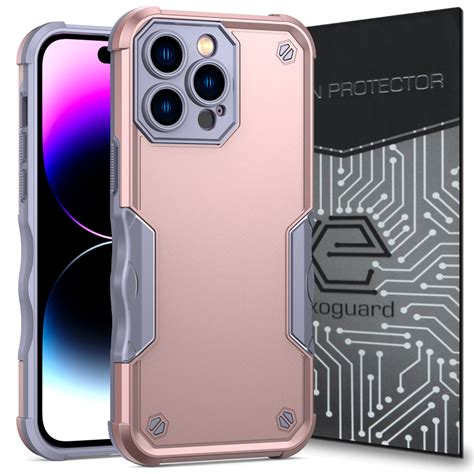 Etui Exoguard Dual Szkło Apple Iphone 14 Pro Max Pancerne Case