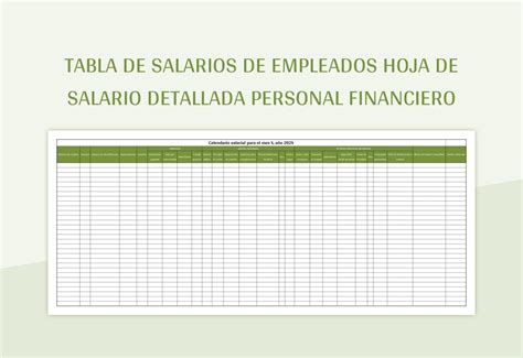 Cómo Hacer Una Plantilla De Nómina En Excel Con Fórmulas