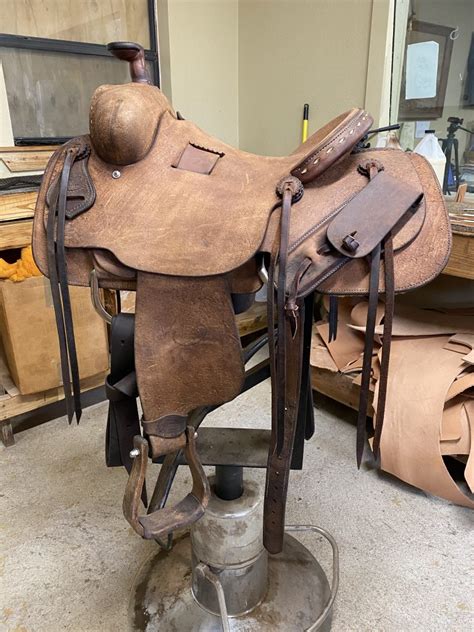 Used 14.5" Bull Association Ranch Saddle - Don Gonzales Saddlery