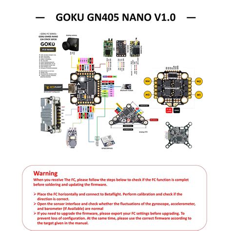 Flywoo Goku F405 13a 2 4s Combo Stack 16x16 Rotor Village