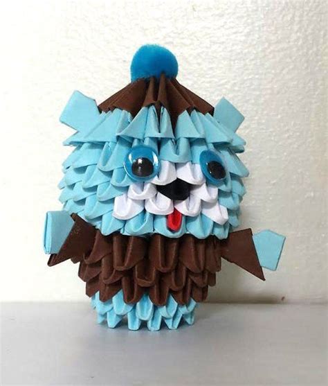 3d Origami Teddy Bear Etsy 3d Origami Origami Modular Origami