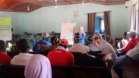 Bendera Merah Putih Berkibar Di Gambia Antara Foto