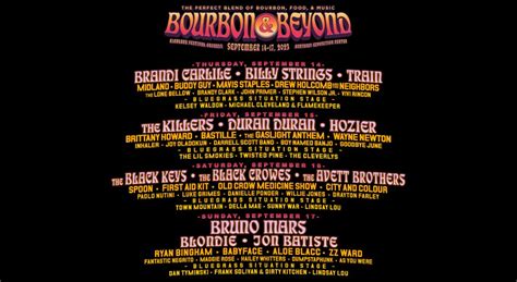 Bourbon And Beyond Festival 2024 Calendar Of Events - Iona Renate