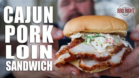 Spicy Cajun Pork Loin Sandwich Youtube