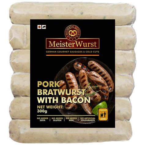 Buy Meisterwurst Pork Bratwurst With Bacon Sausage Online At Best Price