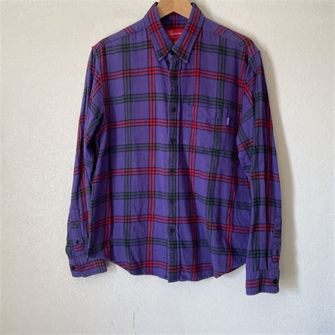 Yahooオークション Supreme シュプリーム Tartan Flannel Shirt タ